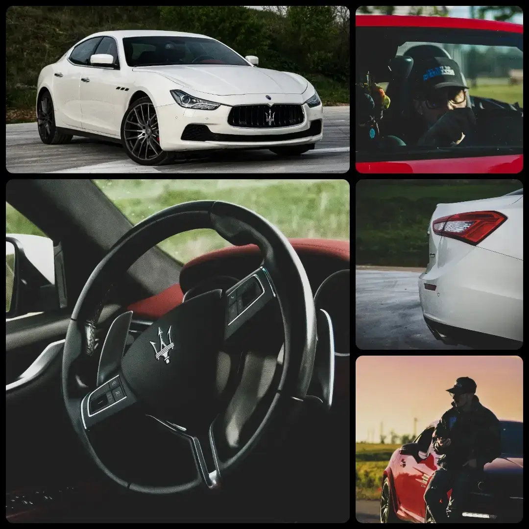 Maserati Ghibli Q4s y Mercedes SLK 55 AMG